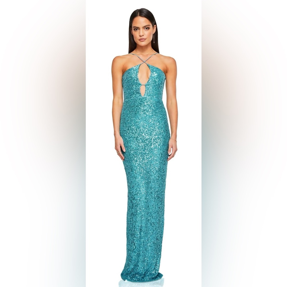 Nookie Sequin Supreme Maxi Dress - Size XL